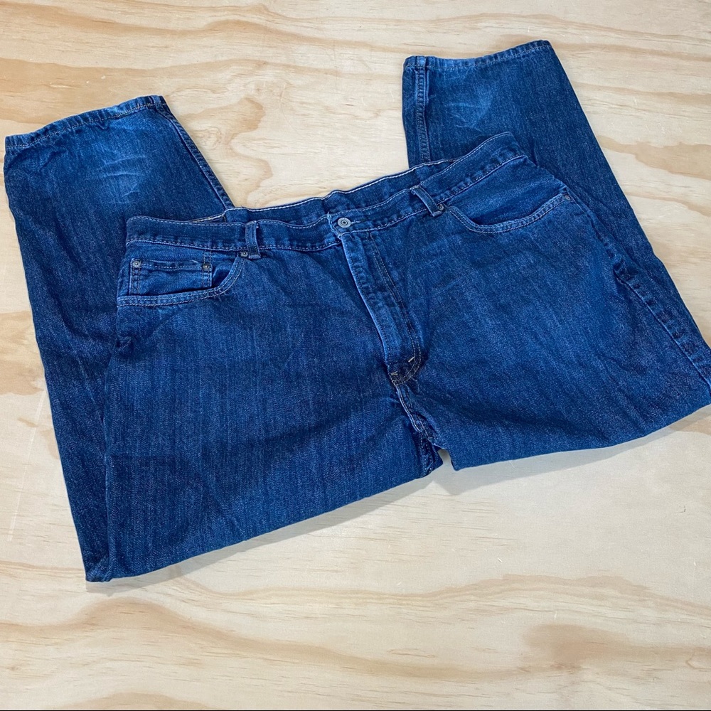 Levi's 550 Men Relaxed Fit Jeans Dark Wash Denim Size 42x29 S40196
